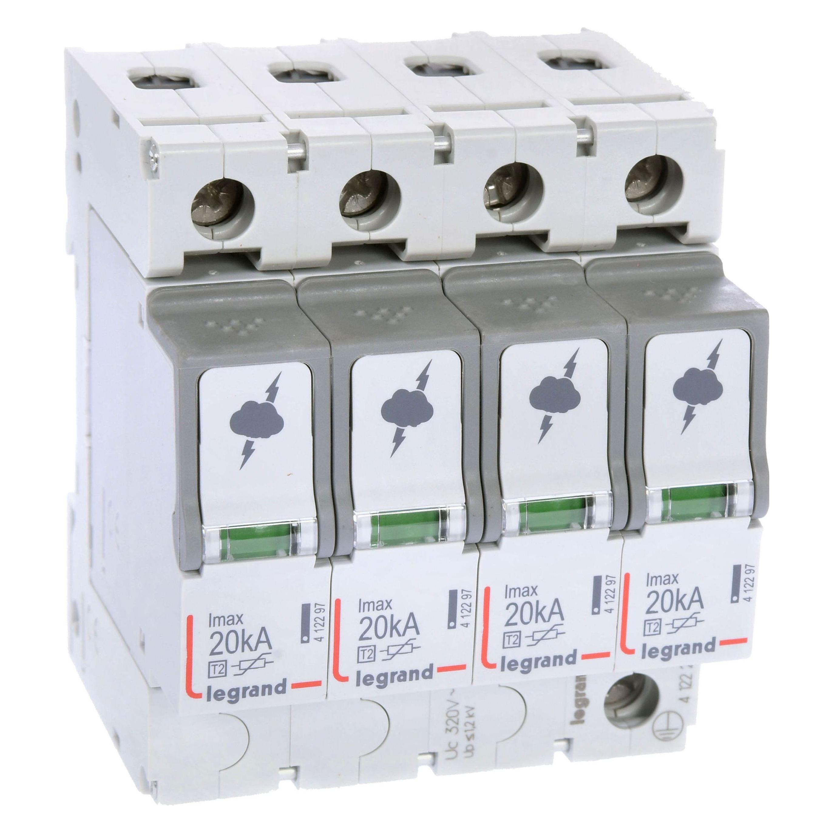 Legrand Begrenzt fünf ON300 C 4P 20 kA 1,2 kV 412223 (412223)
