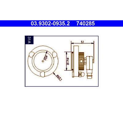 ATE Entlüfterstutzen 03930209352