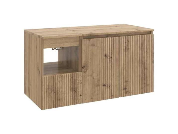 Marron Ensemble de mobilier de salle de bain 2 pc Chêne artisanal(VIDAXL)_25054