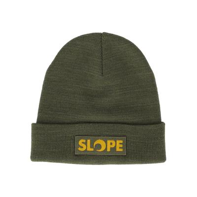 Beanie SLOPE "Wren", Damen, dunkelgrün, Polyacryl, unifarben, Mützen Beanie, im hippen, warmen und atmungsaktiven Design