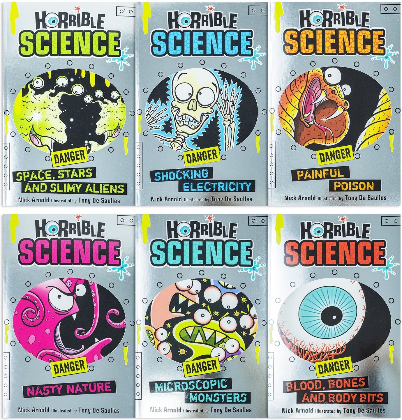 Scholastic Horrible Science 6 Books Collection Set by Nick Arnold – Educational Science Collection for Kids