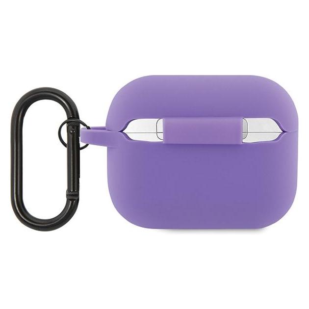 Lacoste LCAP2SLOU AirPods Pro 2 fioletowy/parme Silicone Croc Logo (Kopfhörer Hülle) (37443073)