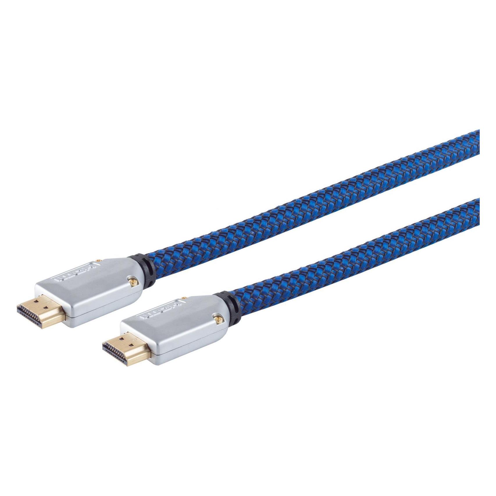 Shiverpeaks S/CONN maximale Konnektivität HDMI-Verbindungskabel-HDMI-A-Stecker verchromt auf HDMI-A-Stecker (3 m) (77473-ETBCL)