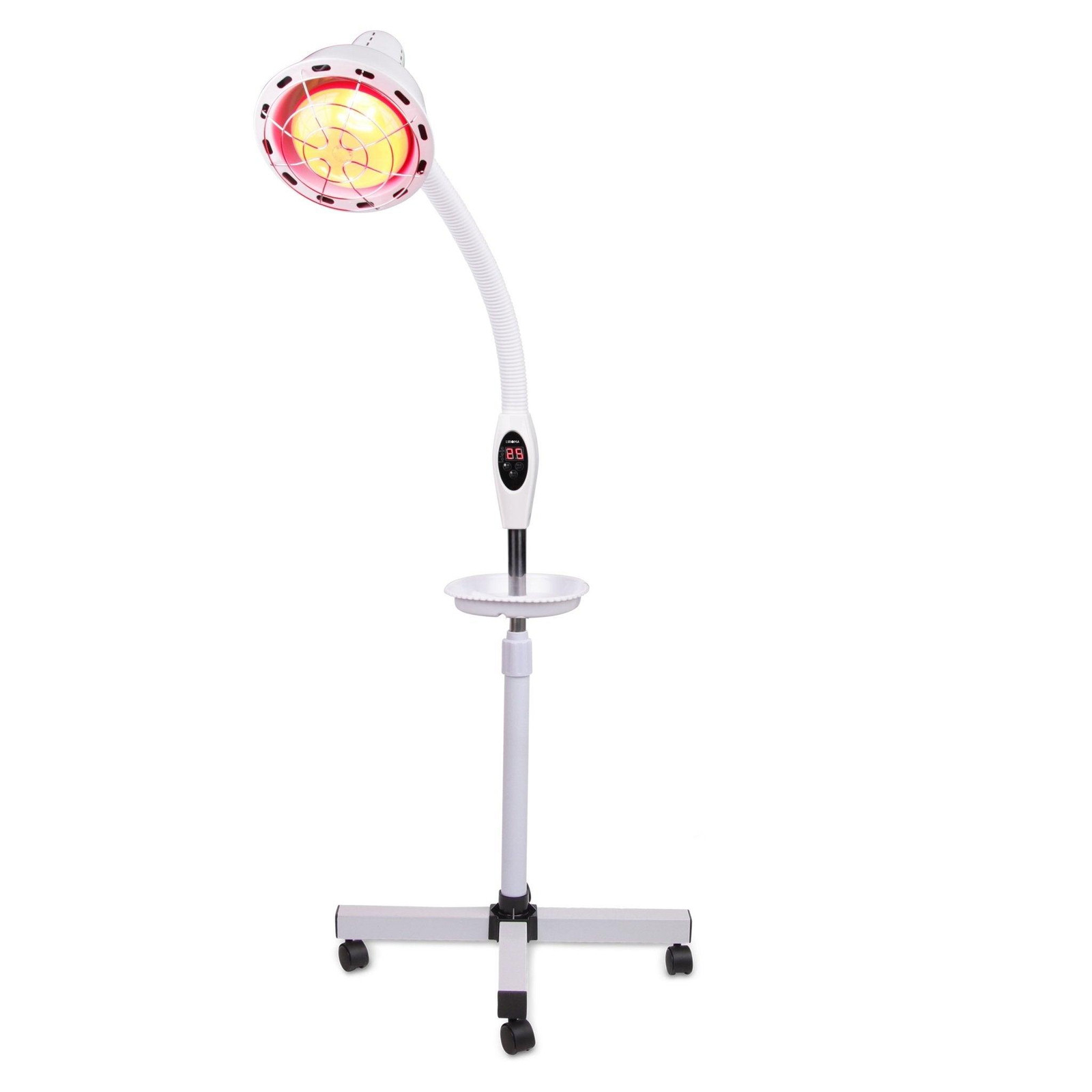 LIROMA Infraroodlamp 300W met Statief en Timer voor Lichttherapie