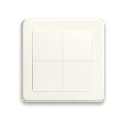 Shelly Schalter Blu Wall Switch 4 - 4-fach - 16 Aktionen - Weiß