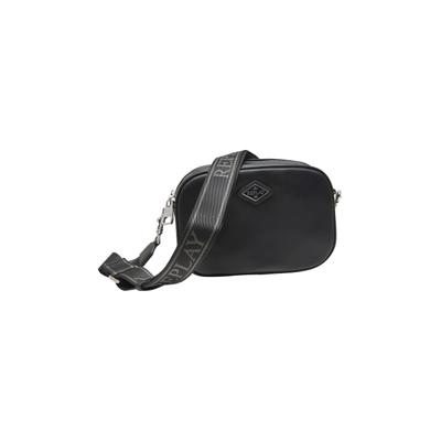 Schultertasche REPLAY "Replay Tasche FP", Damen, Gr. onesize, schwarz, Polyurethan (PU), unifarben, Taschen Schultertasche