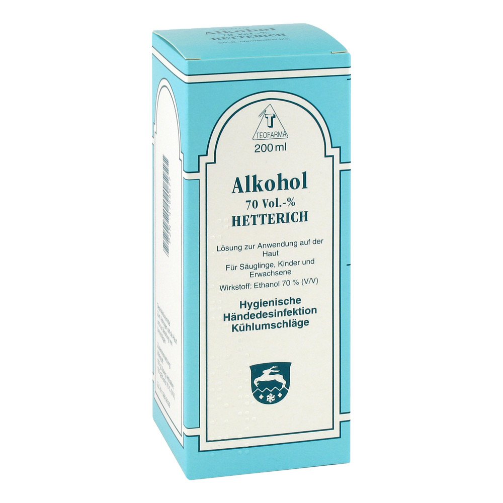 Teofarma s.r.l. Alkohol 70% V/v Hetterich 04769677