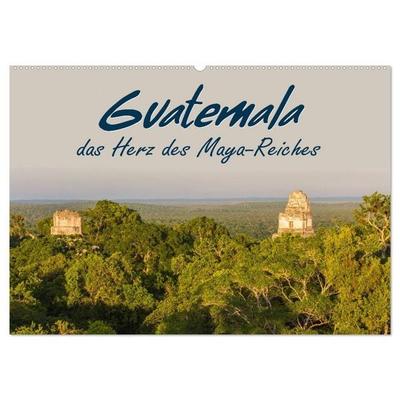 Guatemala - das Herz des Mayareiches (Wandkalender 2027 DIN A2 quer), CALVENDO Monatskalender
