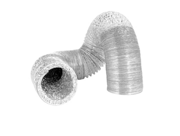Aluminium-Lüftungsrohr, 50–90 mm Abluftschlauch Flexibler Kanalschlauch for Dunstabzugshauben, Badezimmerventilatoren, Heizungen(60mm-250cm)