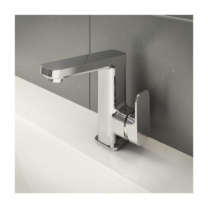 Ideal Standard Tonic II Waschtischarmatur A6332AA chrom, hoher Auslauf, mit Ablaufgarnitur