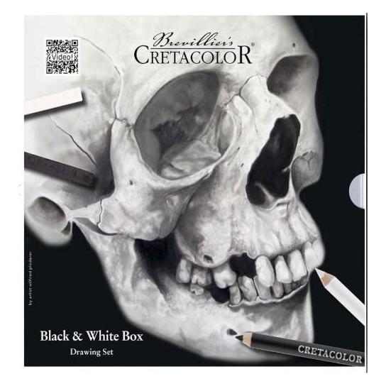 Cretacolor Brevillier's Skull-Edition Zeichenkohle farbsortiert 1 Set (25x) (91400-2600)