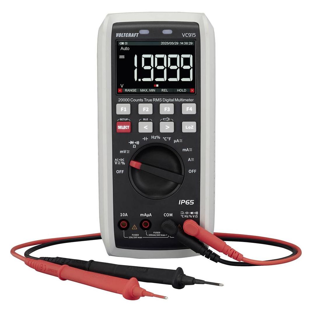 Voltcraft VC915 Hand-Multimeter digital CAT III 1000 V, CAT IV 1000 V Anzeige (CAT III 1000V, CAT IV 1000V, Hand-Multimeter) (VC-15361735)