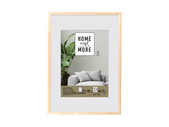 Home and More Bilderrahmen L3 70 x 100 cm Natur Holz