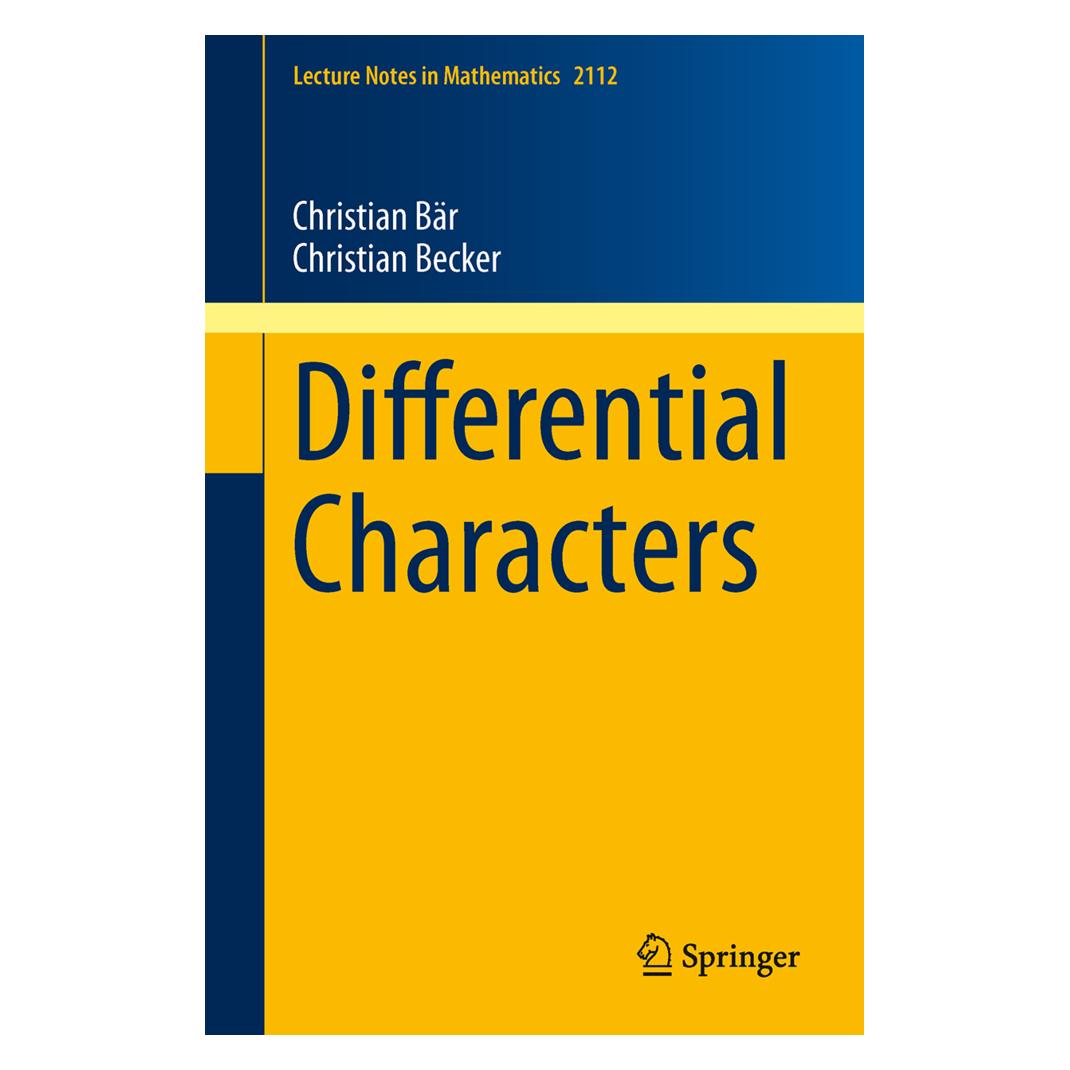 Springer Differential Characters (Englisch, Softcover, Christian Baer, Christian Becker) (55551976)