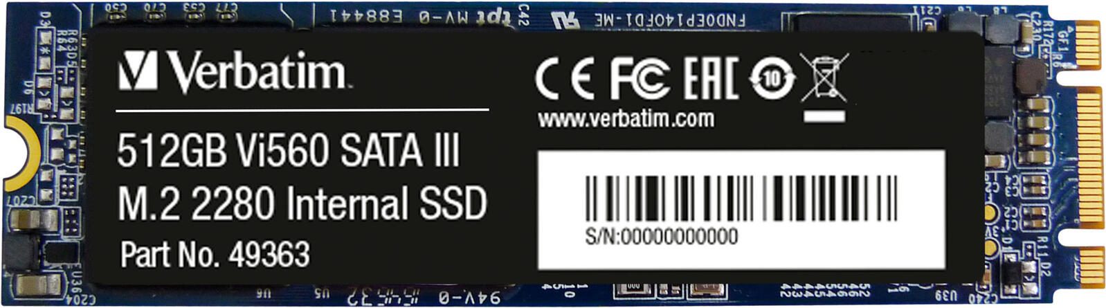 Verbatim Vi560 S3 M.2 SSD - 512GB 49363