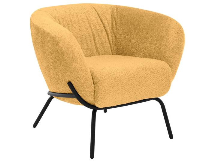 Lomoco Cocktailsessel, Senfgelb, Metall, 79x71x74 cm, Fußauswahl, Lederauswahl, Stoffauswahl, Wohnzimmer, Sessel, Cocktailsessel