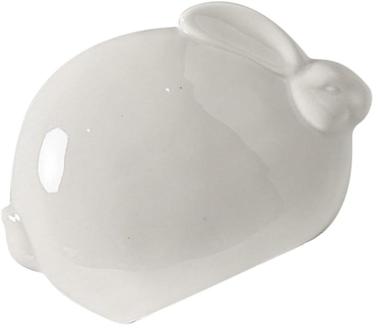 Zerodeko Keramisch Konijn Ornament - Wit Porseleinen Pasen Figuur