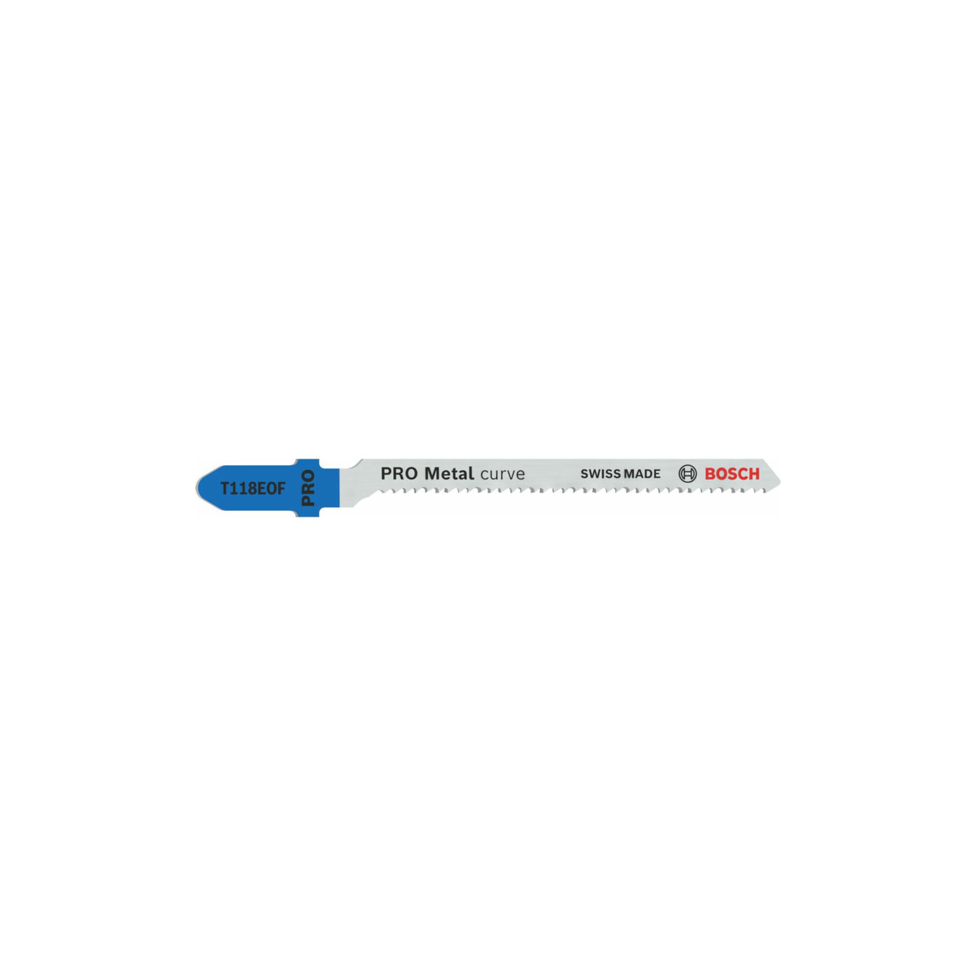BOSCH Stichsägeblatt T 118 EOF, Flexible for Metal (2608636231)