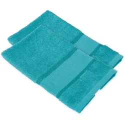 buttinette Gästetücher 2er-Pack, türkis