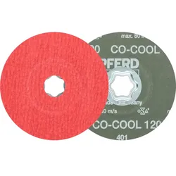 PFERD TOOLS COMBICLICK Keramikkorn Fiberscheibe für Edelstahl - 64193012
