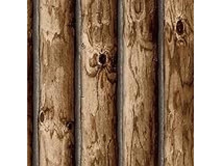 ROOMMATES Papier Peint auto-adhésif Rondins de bois - Cabin logs