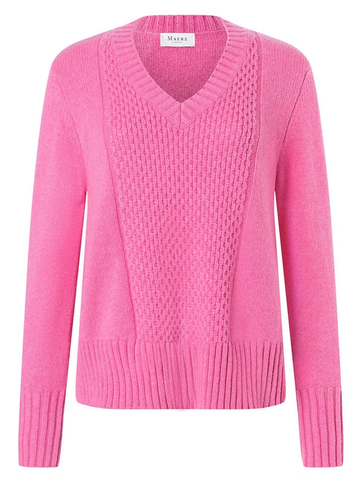Maerz Muenchen Wollpullover in Pink - 48