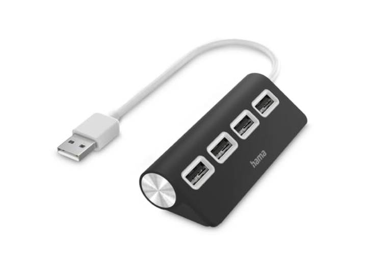 Hama 4 Port USB 2.0-Hub black