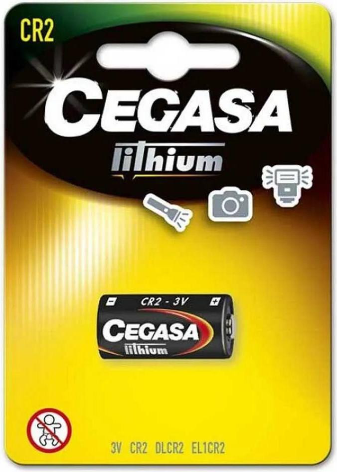 Cegasa Lithium-batterij CR2 3V model BL1 in blisterverpakking
