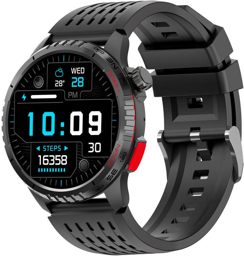 Denver SWG-345 Bluetooth Smartwatch m. Indbygget GPS & Sundhedstracker - Sort