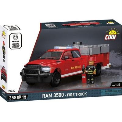 COBI 24612 - Fire Truck, Feuerwehrauto, Maßstab 1:35, Bausatz, 358 Teile+1 Figur