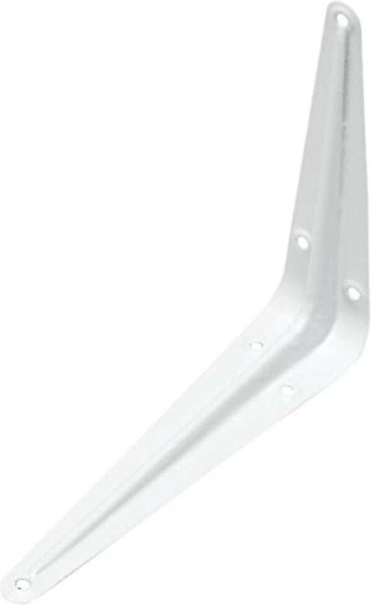 Bulk Hardware Londoner stijl plankdrager wit - 12-delig - 225 x 175 mm