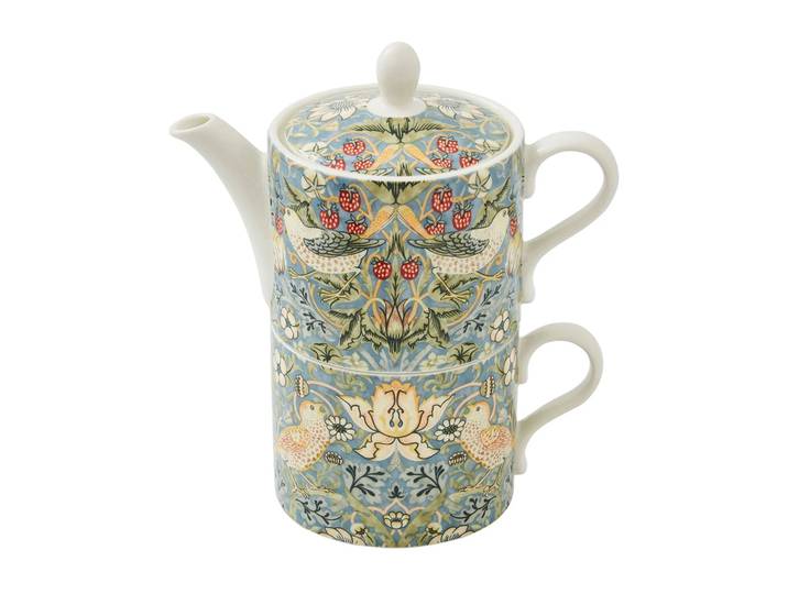 Spode Théière et tasse à thé Strawberry Thief Multi