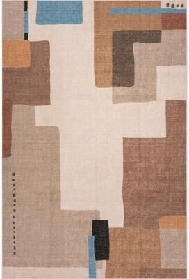 Nuloom Lirienne Abstract Washable Rug