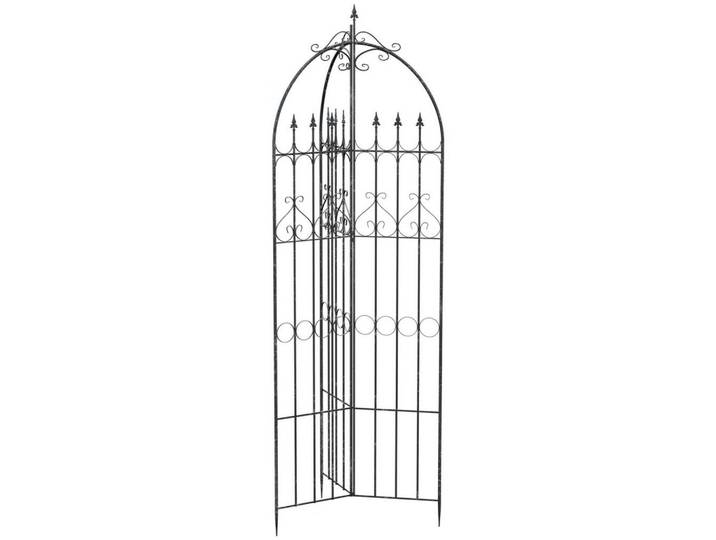 CLP Rankgitter Metall Bronze, Bronzefarben, 70x234x70 cm, Dekoration, Gartendeko