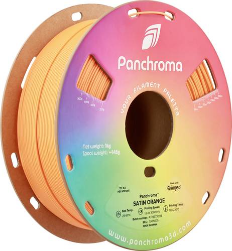 Polymaker CA05005 Panchroma Satin Filament PLA Satiniert, hohe Steifigkeit 1.75mm 1000g Orange 1St.
