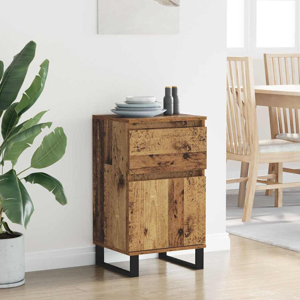 World Menagerie Accent Cabinet Old Wood 40;70cm H X 40cm W X 35cm D