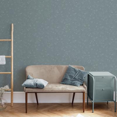 Vliestapete SUPERFRESCO EASY "Kosmos & Universum", blau, H:10m L:10m, Vlies, Tapeten, Design Tapeten