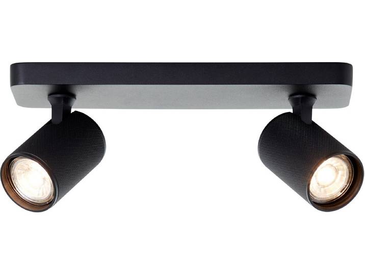 Brilliant Marty - Plafondspot - GU10 2x5W - 3000K - Zwart