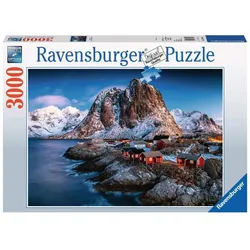 Ravensburger 17081 Ravensburger Puzzle 17081 - Hamnoy, Lofoten - 3000 Teile Foto-Puzzle für Erwachsene und Kinder ab 14 Jahren, Puzzle mit Landschafts