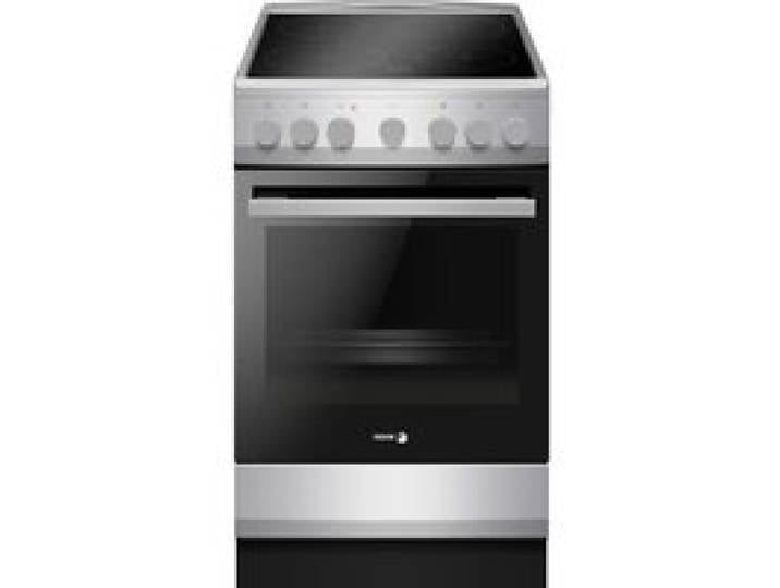 Cuisinière vitrocéramique - FAGOR-FACV203S - 4 foyers - 62 L - 50 x 60 cm - Silver