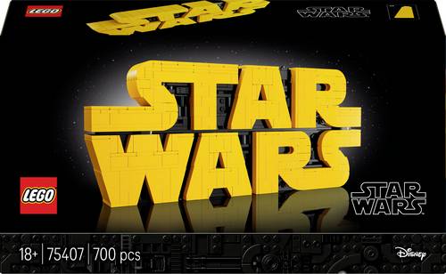 75407 LEGO STAR WARS Star Wars Logo aus LEGO Steinen