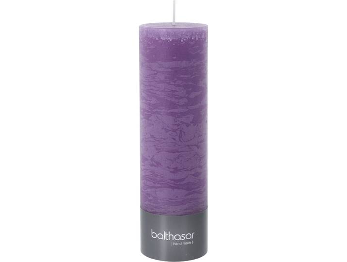 Zylinderkerze Rustico - Farbe: flieder - Material: Wachs - 147