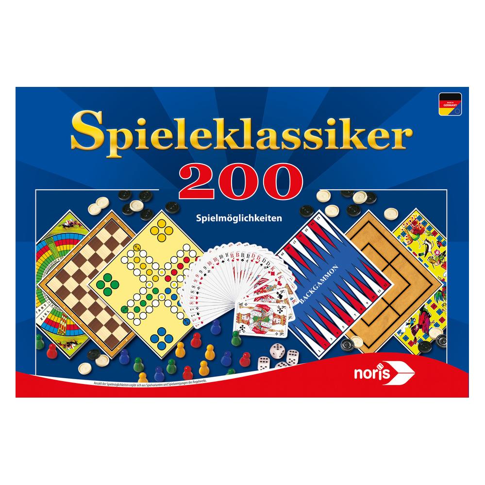 Noris Spieleklassiker 200 Spielmöglichkeiten (1 - 6 Spieler) (606111687)