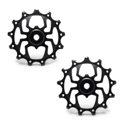 ALUGEAR Schaltwerkröllchen Set 13/13 Zähne schwarz