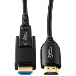 MicroConnect Premium Optic HDMI A-D Cable (20 m), Videokabel, Schwarz