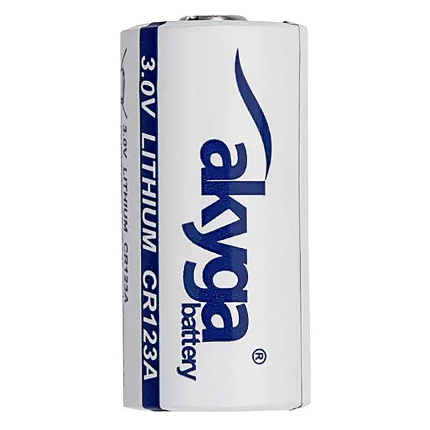 Akyga CR123 Fotobatterie CR-123A Li-MnO2 1500 mAh 3 V 1 St. (1 Stk., RCR123A, 1500 mAh) (AKY2503)