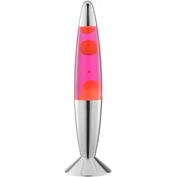 Brilliant Retro-Lava Tischleuchte LED 36cm chrom