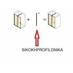 Hüppe Profil Schwarz SIKOKHPROFILDNIKAC