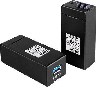 Lindy 200m Fibre Optic USB Extender