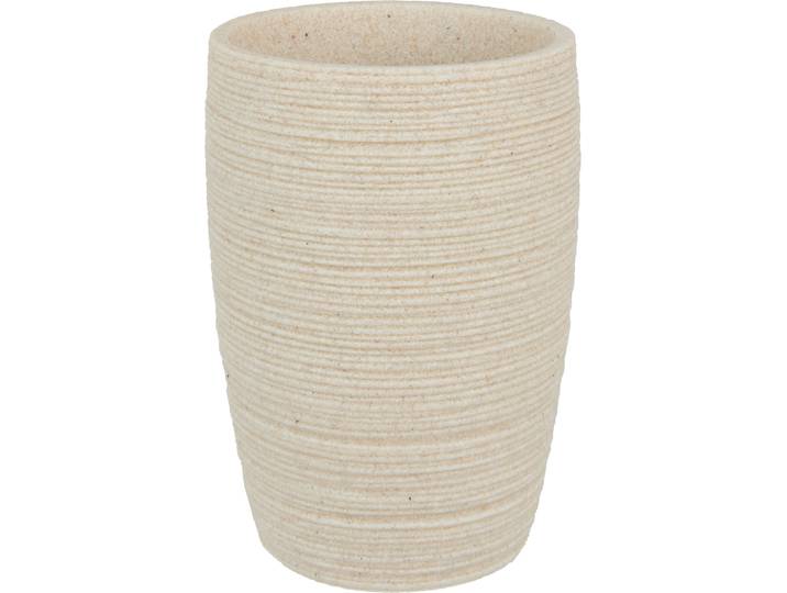 Kleine Wolke Zahnputzbecher Sand Eco Care Beige Polyresin